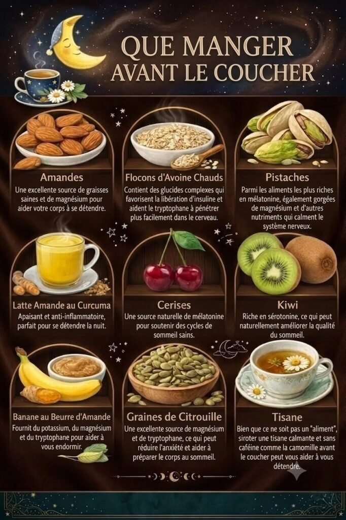 Que manger avant de dormir